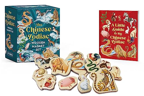 The Chinese Zodiac Wooden Magnet Set 