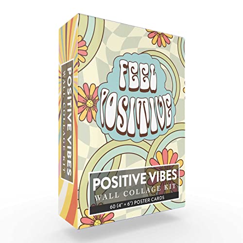 Positive Vibes Wall Collage Kit: 60 (4" x 6") Poster Cards 