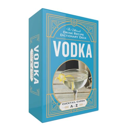 Vodka Cocktail Cards A-Z: The Ultimate Drink Recipe Dictionary Deck 