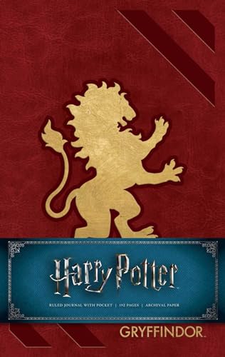 Harry Potter Gryffindor Hardcover Ruled Journal: Redesign