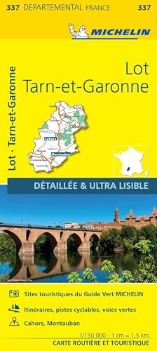 Lot, Tarn-et-Garonne - Michelin Local Map 337 