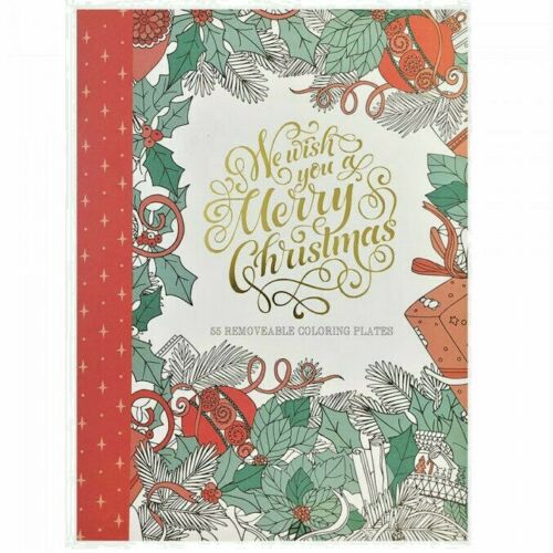 We Wish you a Merry Christmas  (adult colouring book)